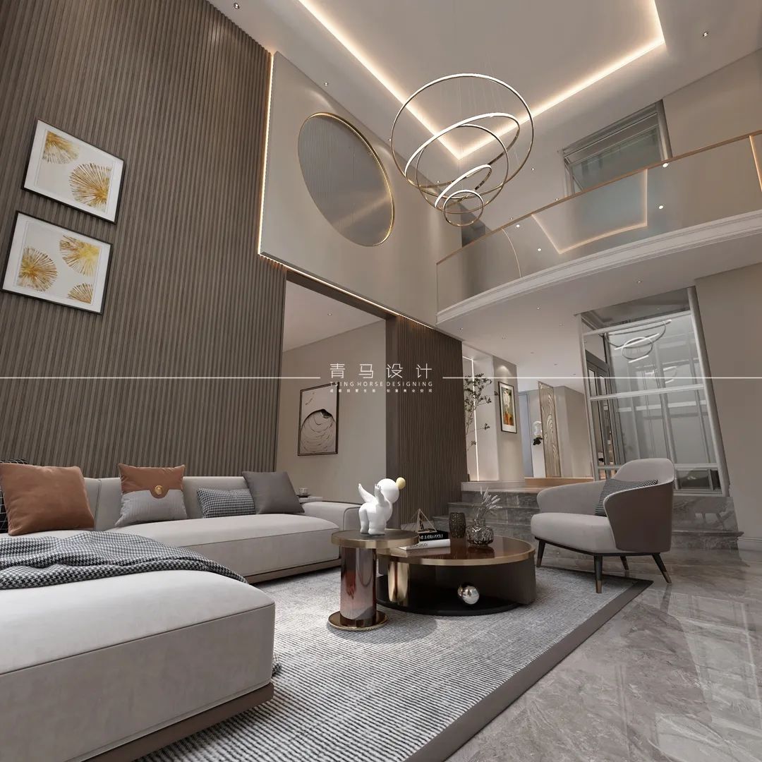 琉森水岸底跃丨青马别墅设计-12