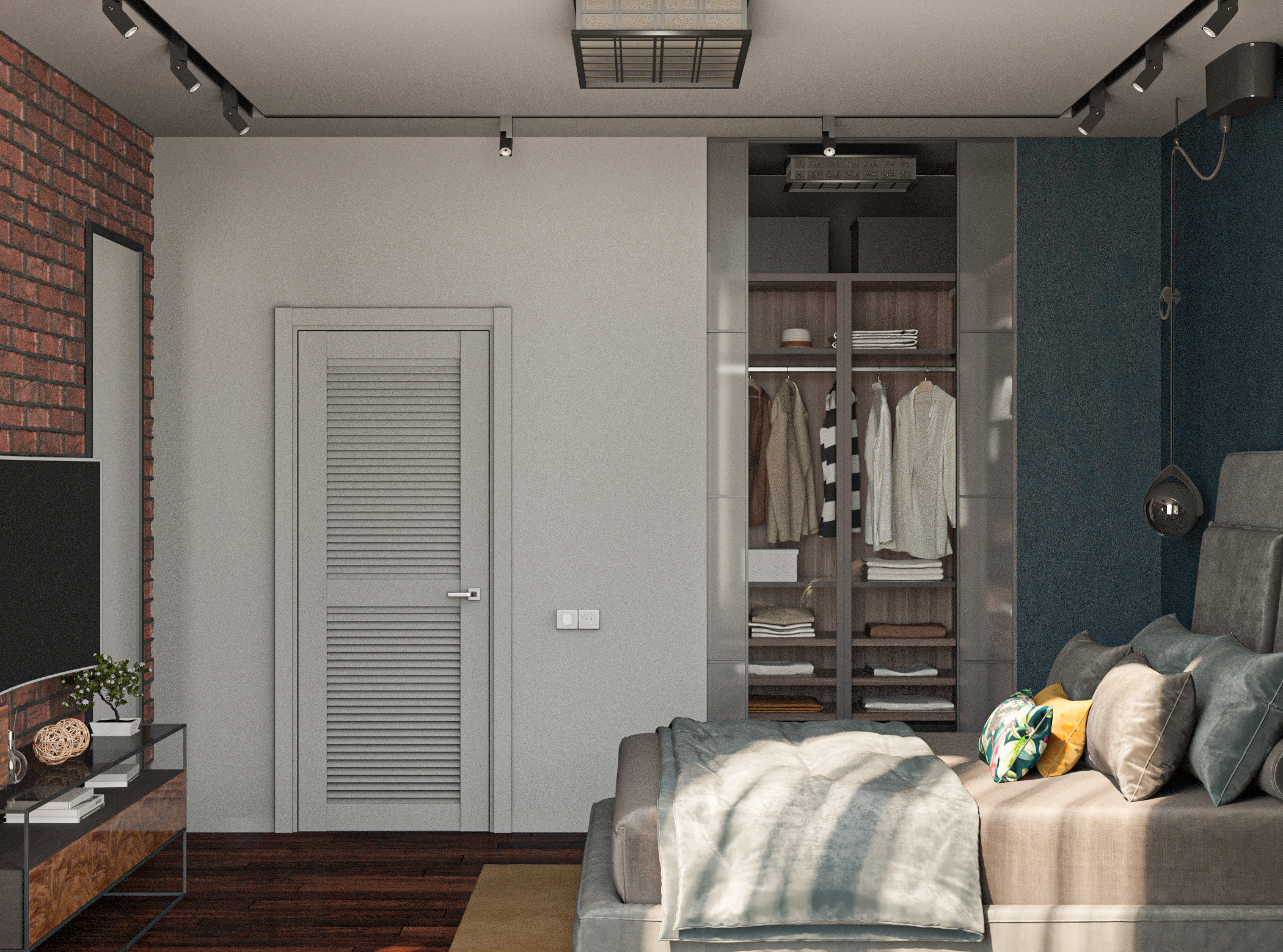 Loft 风格卧室设计-7