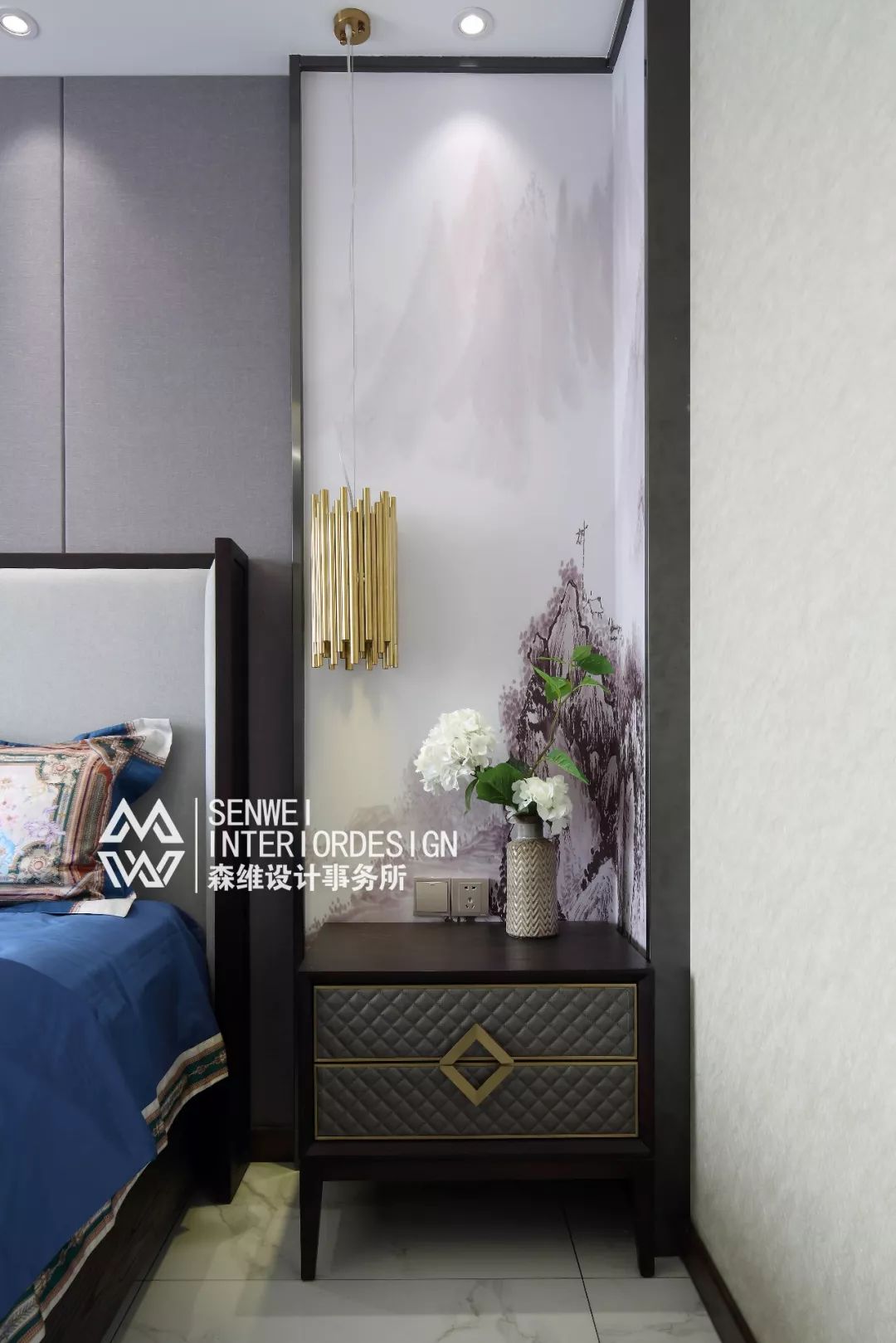 森维设计|| 浅茶清浊,华翠园奢宅平层新中式风-36