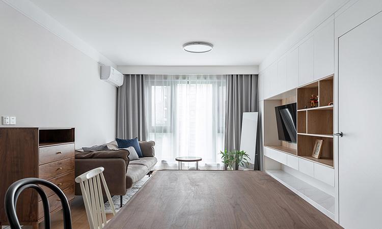 原木风平层客餐厅设计-24