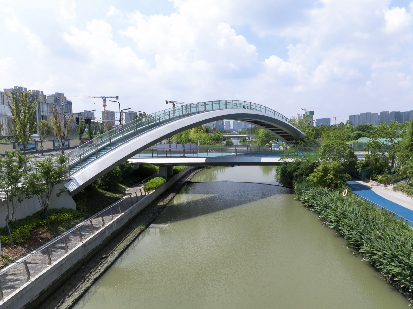 南京南部新城步行桥和车行桥丨中国南京丨NAN 建筑事务所+和作结构建筑研究所-15