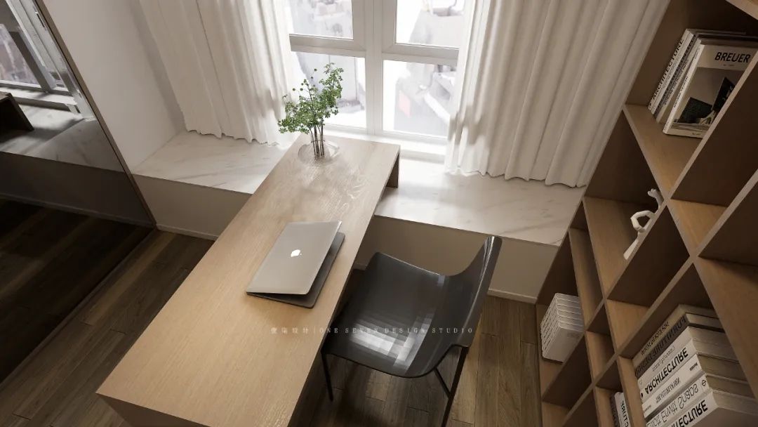 现代四房两厅设计丨壹柒设计-14