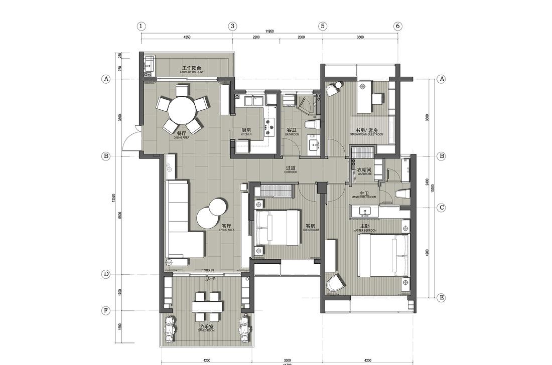 象限室内設計(上海)有限公司丨平层丨时间回廊-16