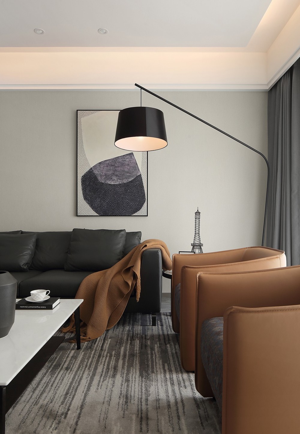 观筑设计改造家 | 现代风格平层改造，优化空间布局-28