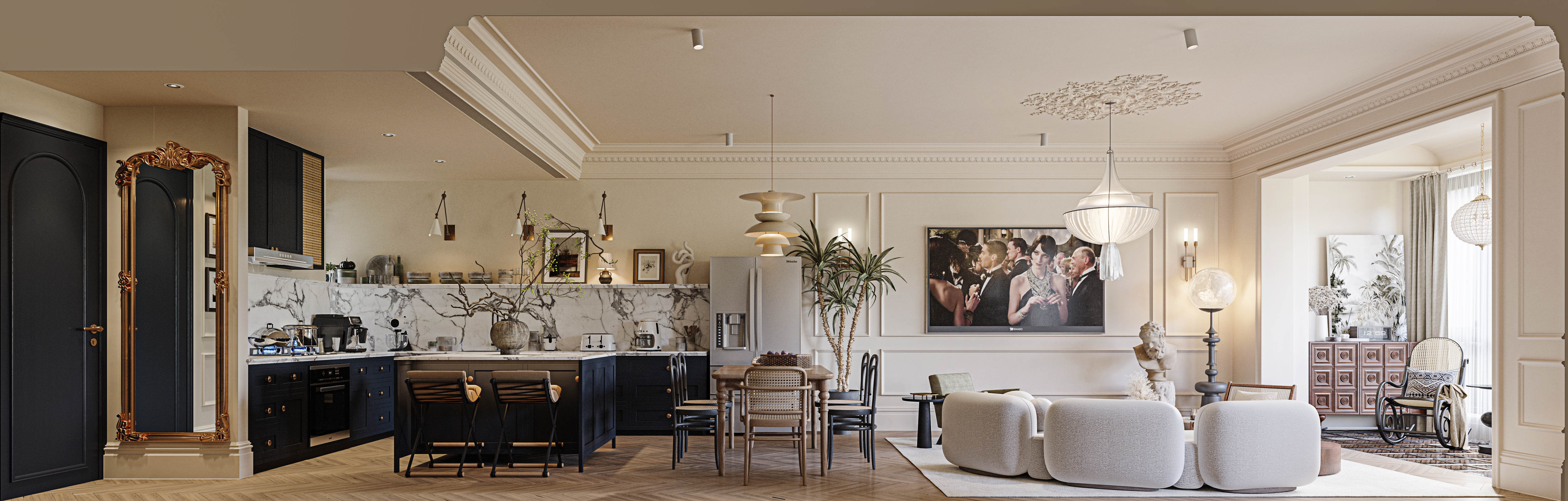 现代法式风格家居设计-34