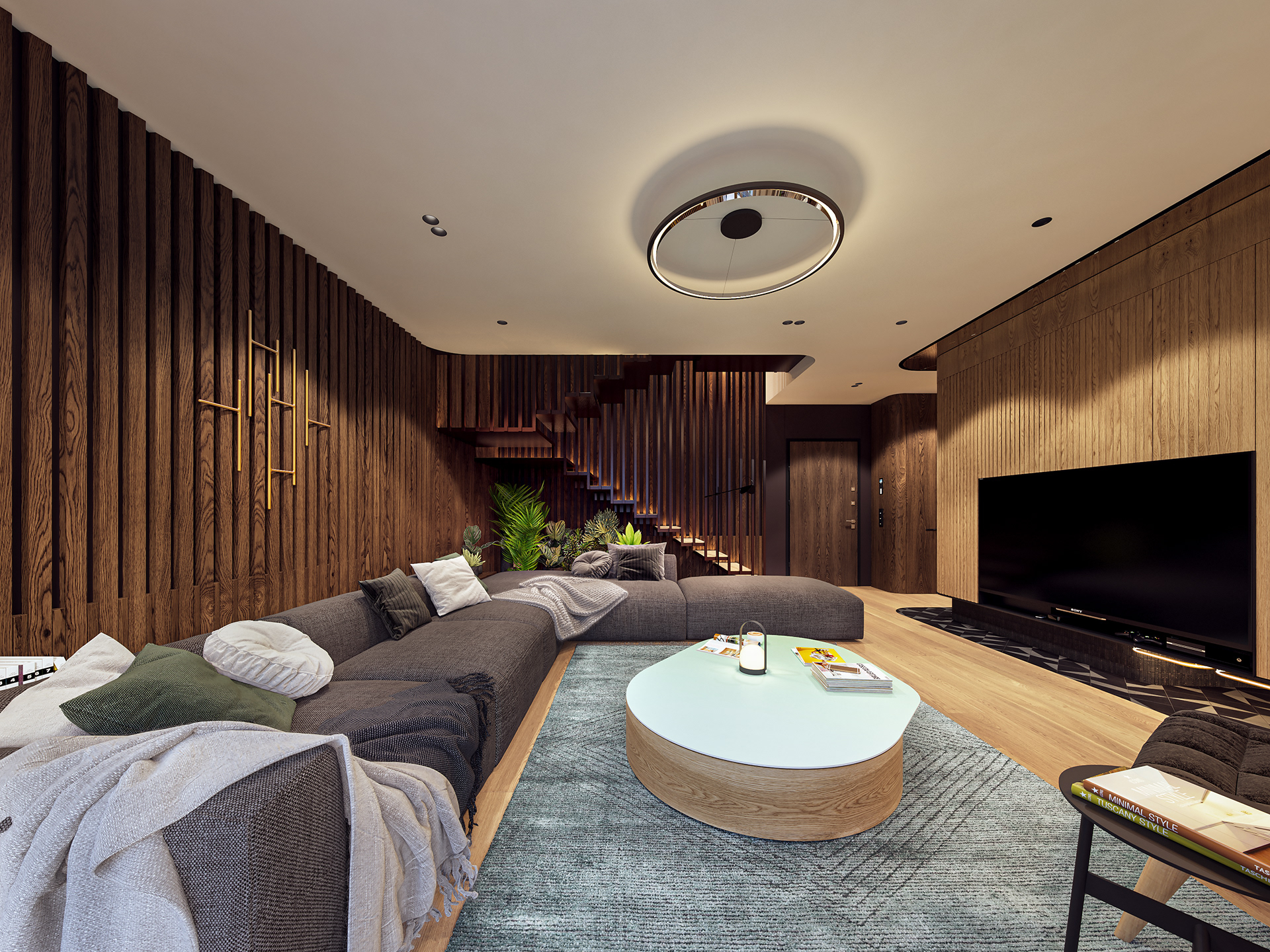 原木质温馨住宅-2