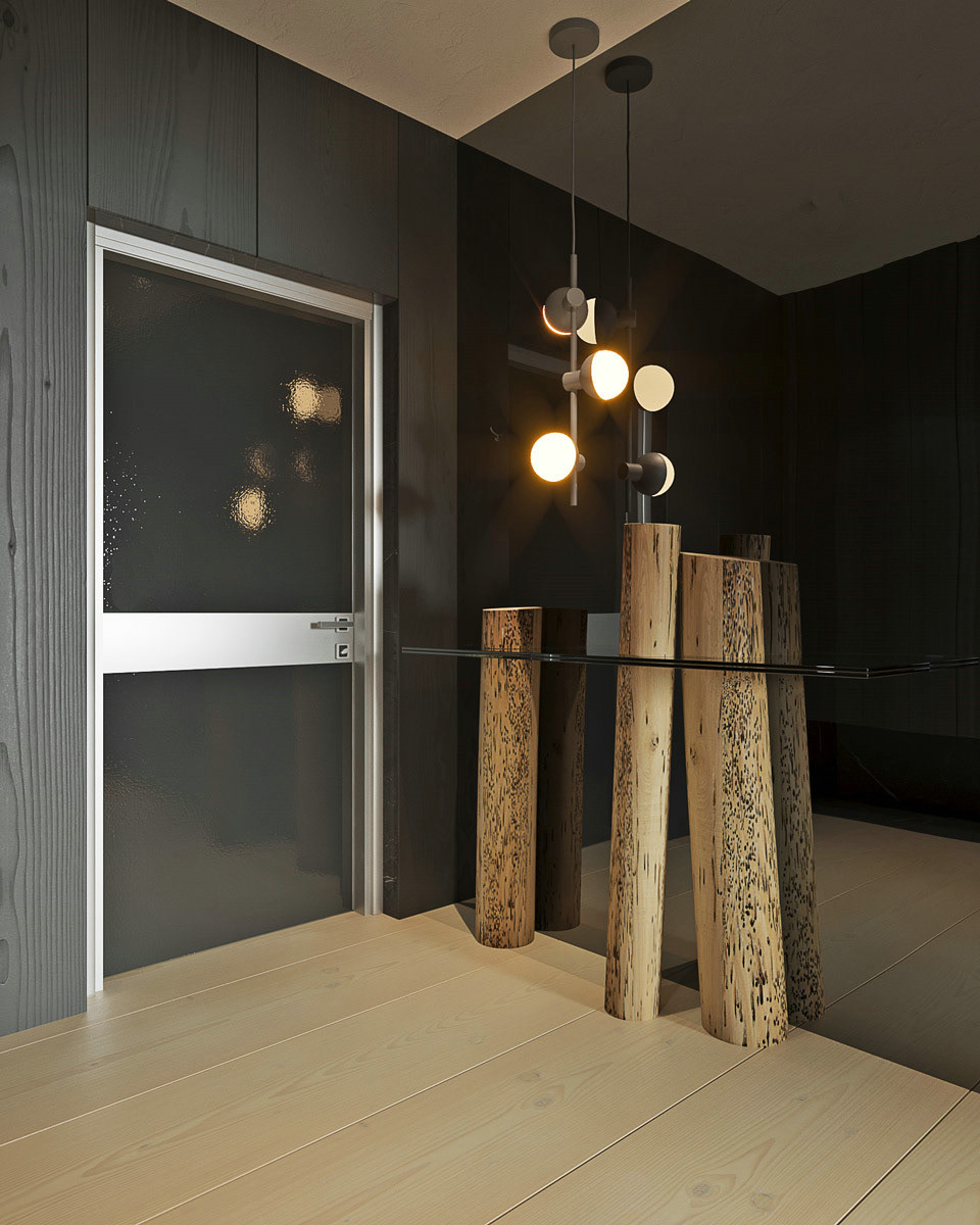 乌克兰Kyiv铜色公寓设计-8