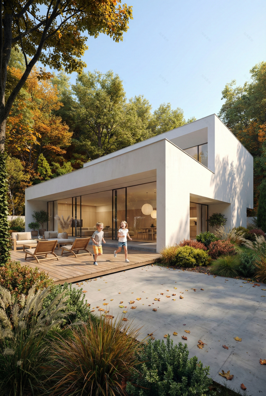 Void & Mass Villa: Architecture of synthesis-30