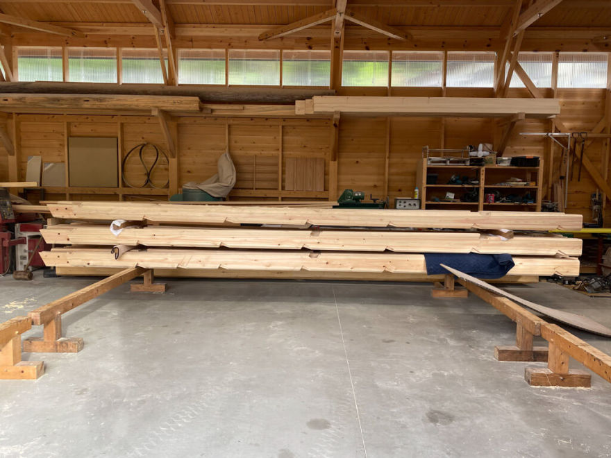 音乐家的家7 木配り 墨付け 刻み丨水野设计室-77