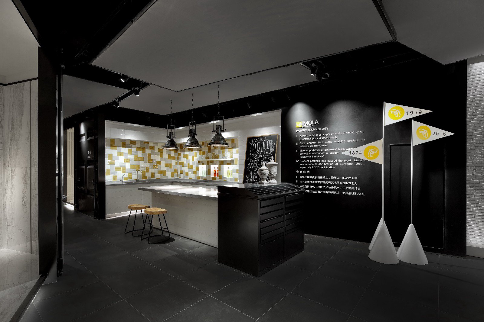 意大利 IMOLA 陶瓷展陈空间设计 | 艺术美感的纯粹空间-16
