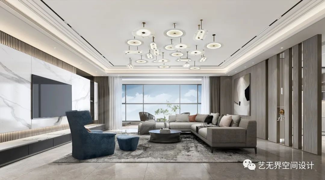 深圳纯水岸现代大平层丨中国深圳丨艺无界&壹貮创意-24