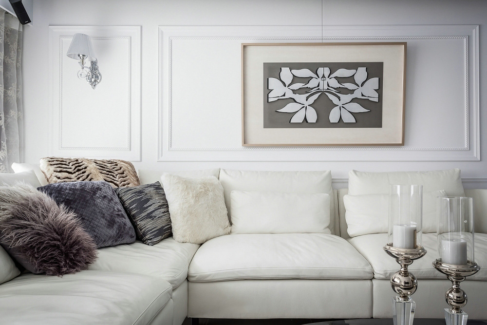 丰越设计打造现代原木金属风格样板间-0