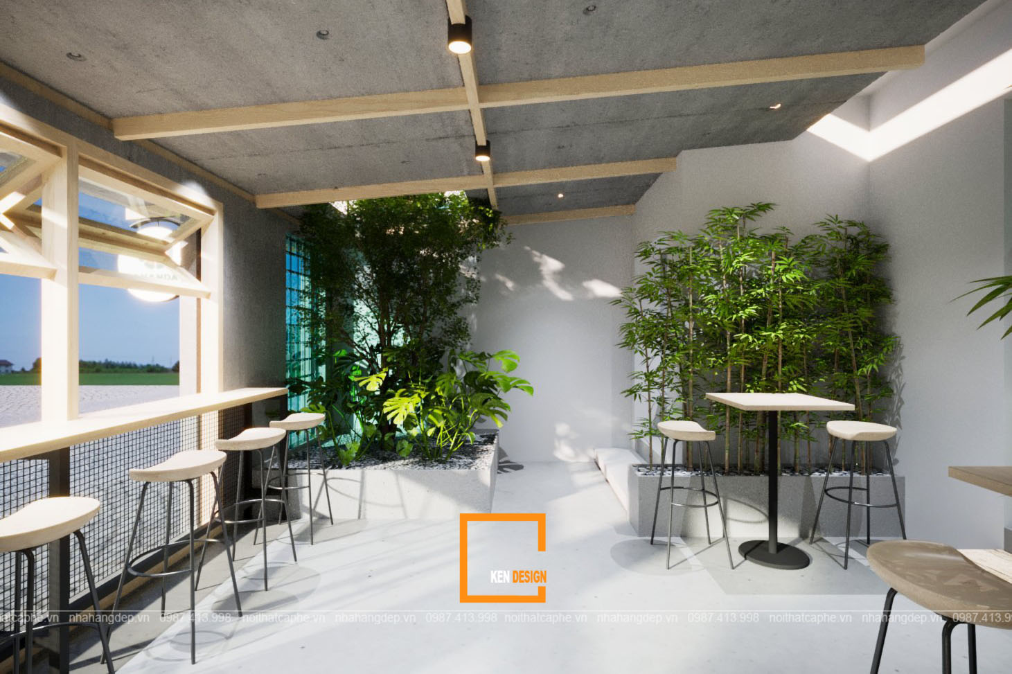 ANANDA Nghĩa Tân果汁饮品店设计丨越南河内丨Ken Design-21