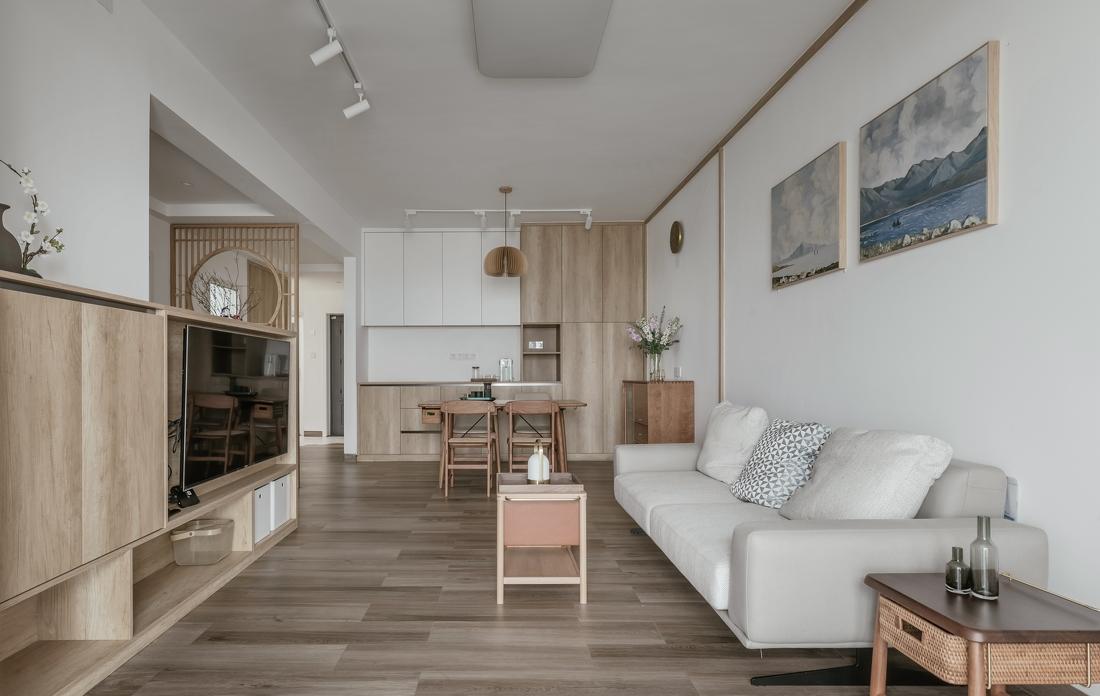 清新日式原木平层改造-30