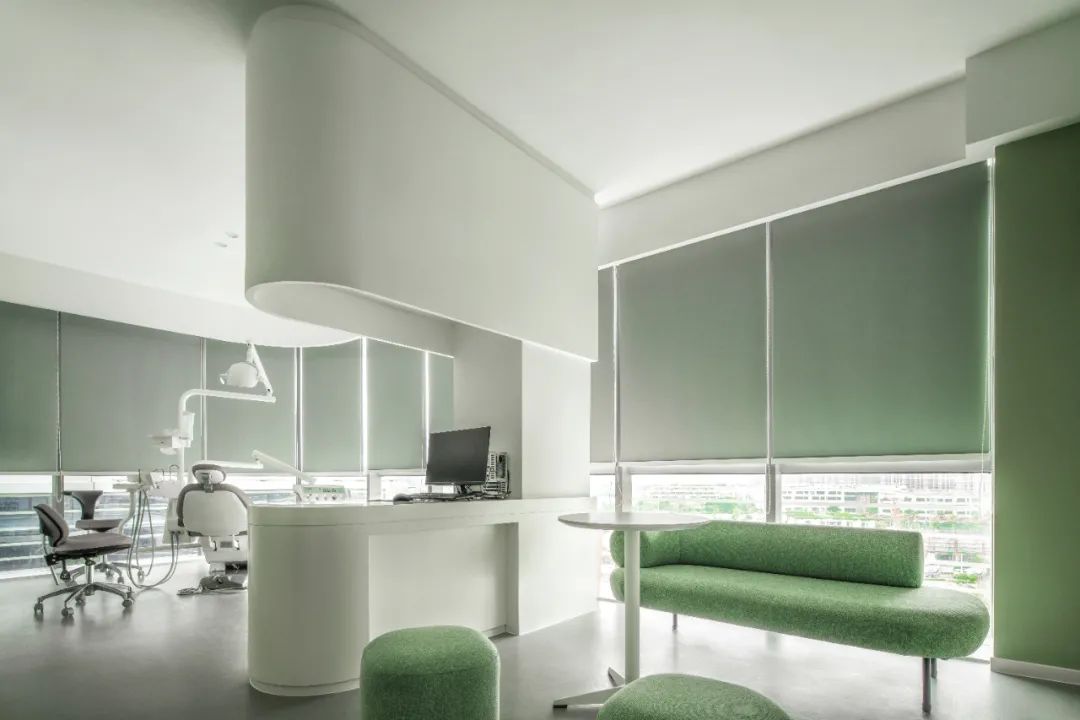 艾萌齿科 · 绿色与白色的年轻创意空间丨中国成都丨SpaceGZ,关筑空间-40