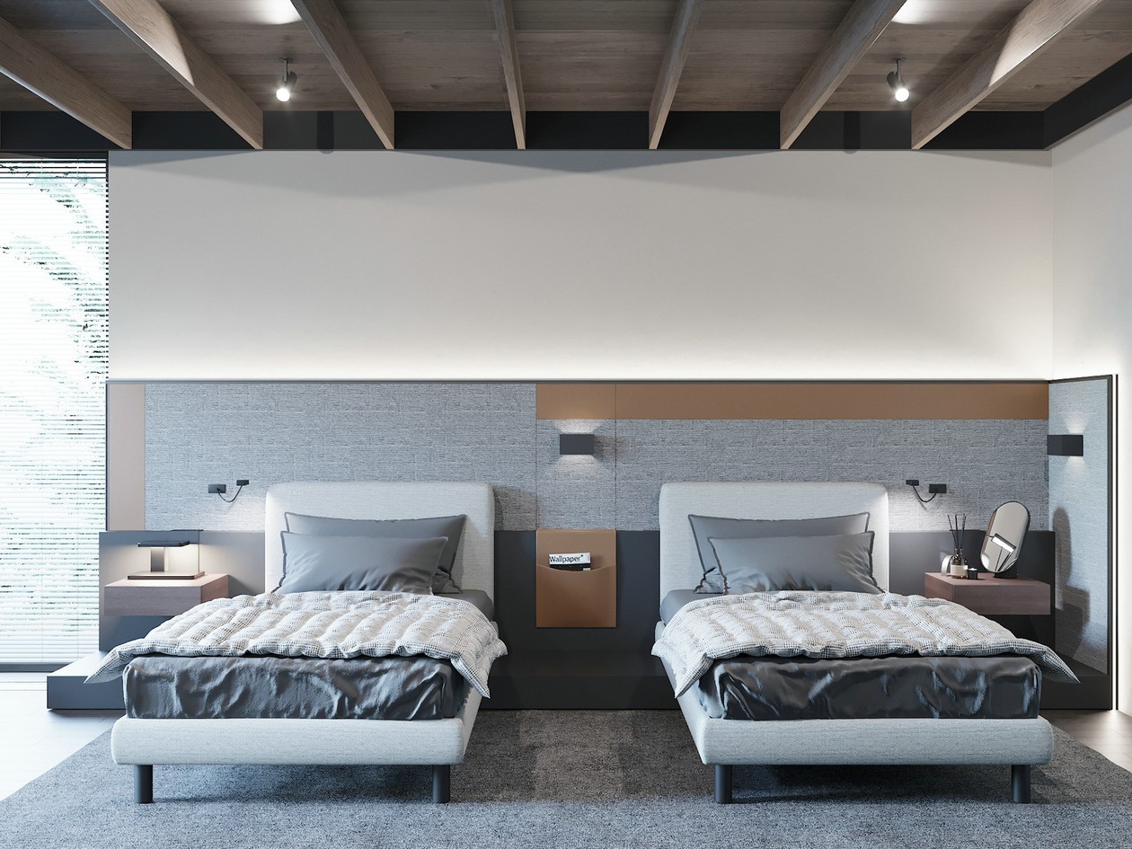 200平米的卧室和洗手间设计！-10