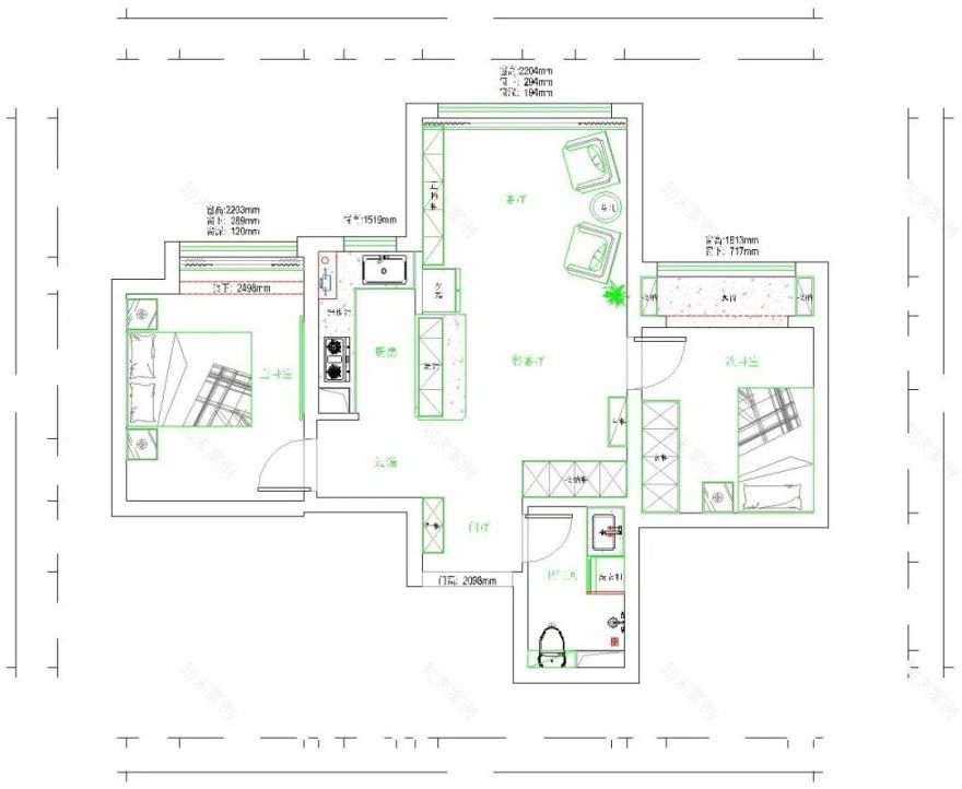 悦榕湾公寓|70㎡两居宜家风格案例|36项出错即砸|透明化-流程化-服务化-维保化-装修更靠谱-40