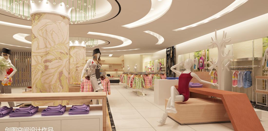 女性专属时尚空间——某女装商场室内设计解析-4
