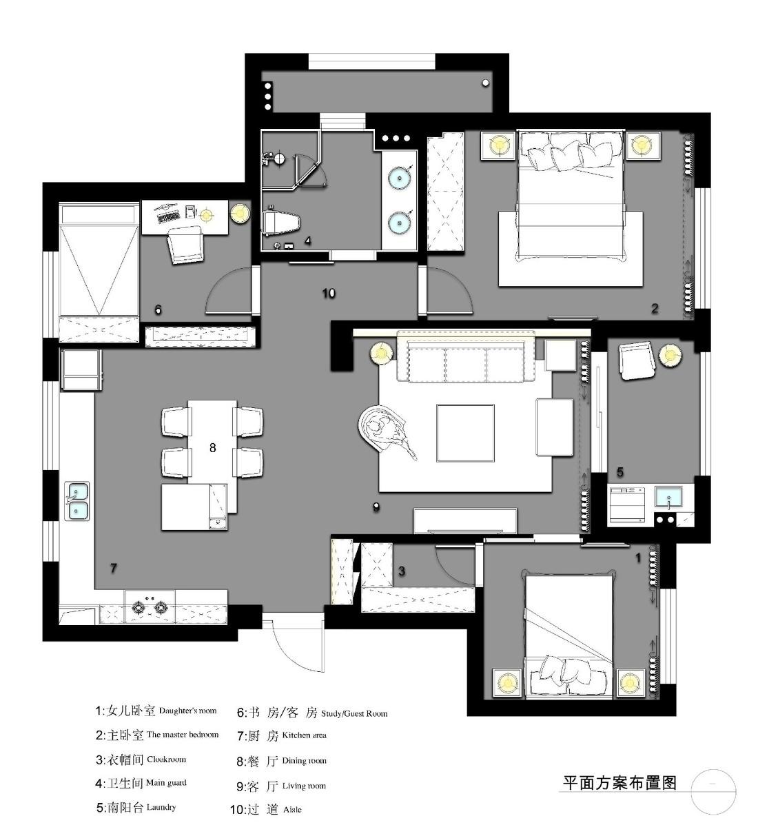 朱晓东打造森林精灵般的平层空间-34