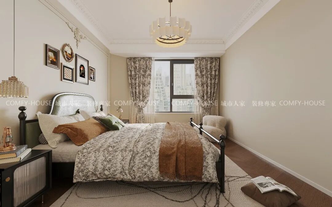 【天风锦都】143㎡丨不堆砌不浮夸，法式风的‘简’与‘奢’平衡术-54