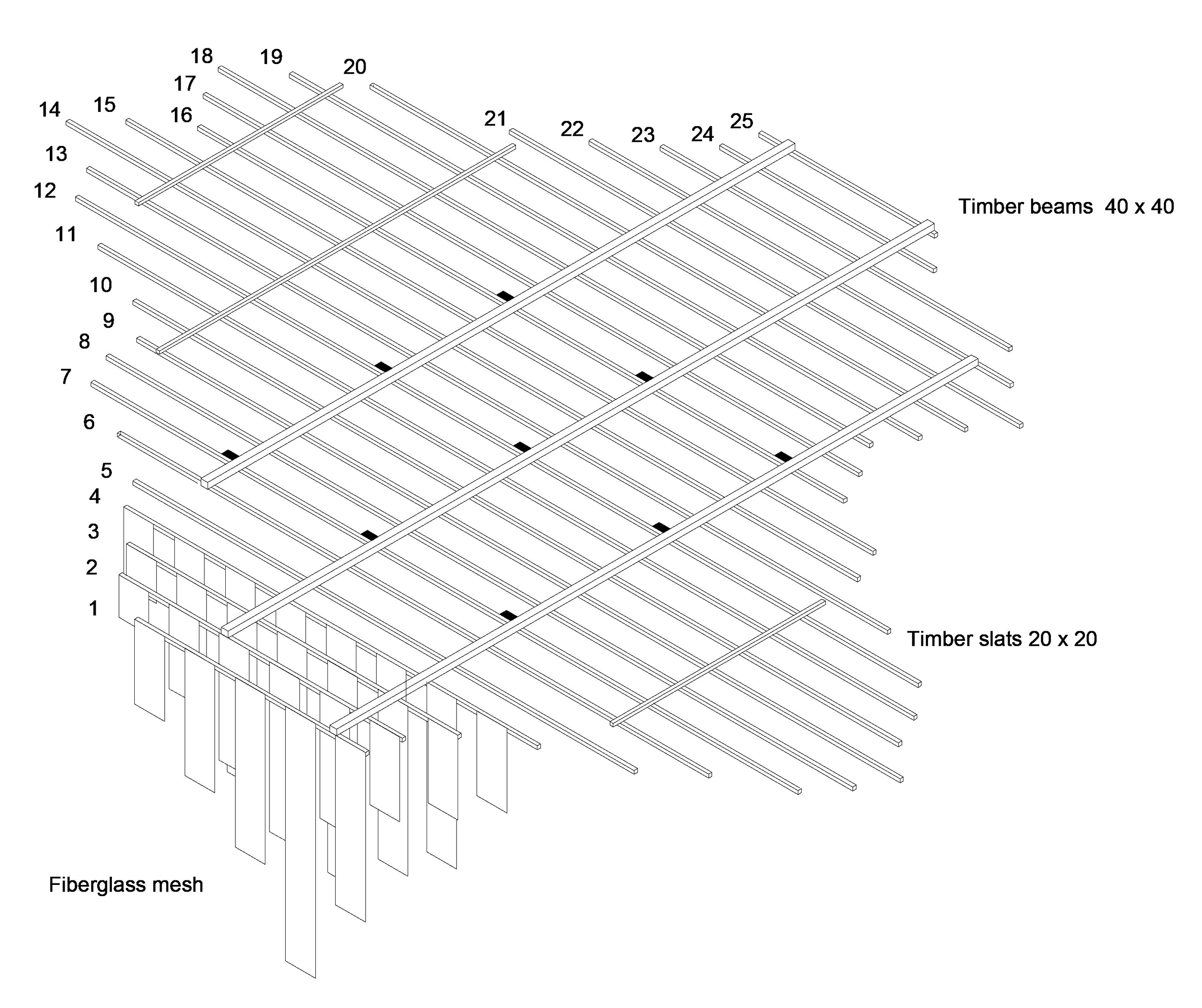 学生在拉脱维亚前啤酒厂建造带“云”顶的脚手架状亭子丨拉脱维亚采西斯丨里加工业大学暑期学校学生与Mailītis AIIM建筑师-13