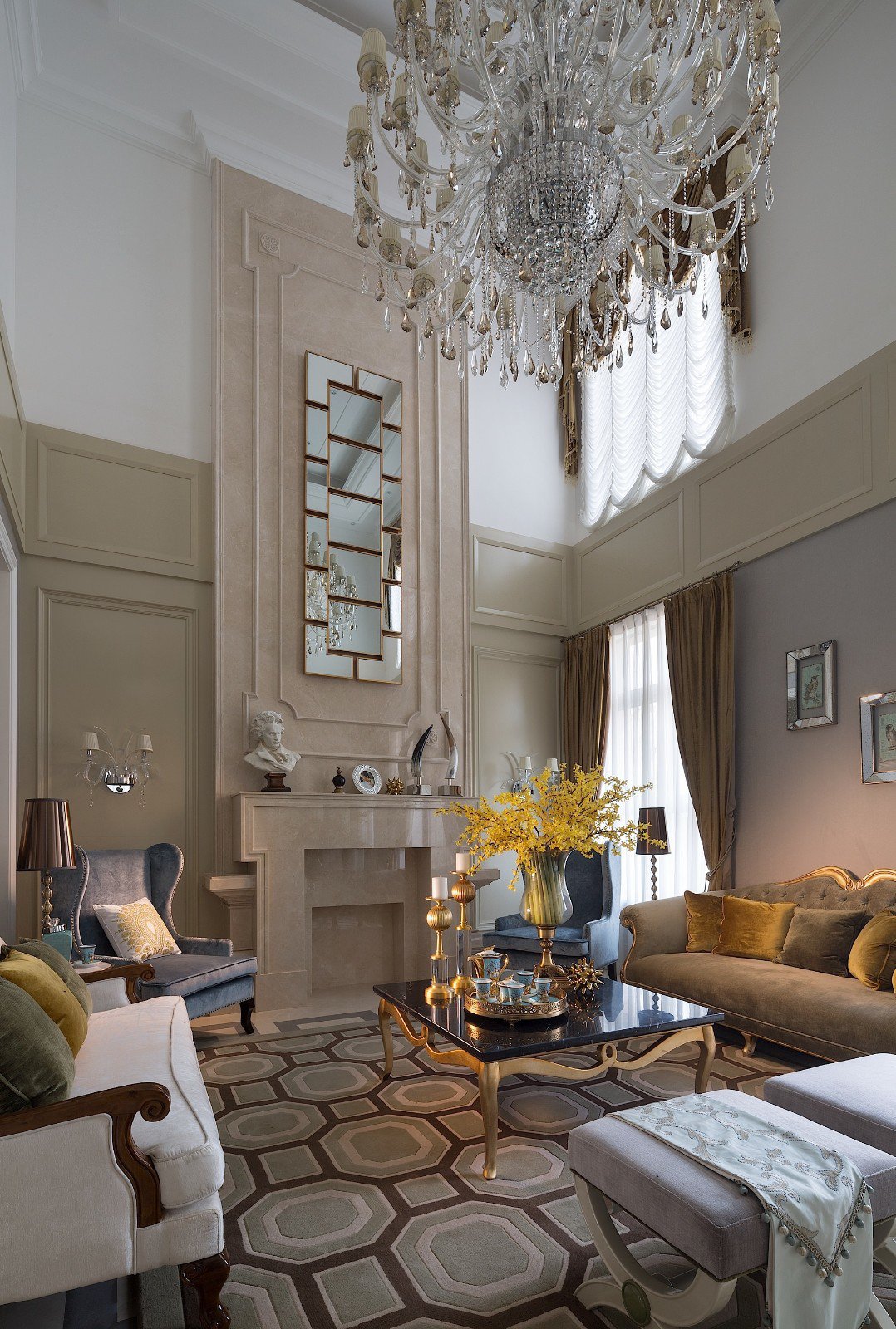 西安“卢卡小镇”欧式别墅样板房  无相设计-26