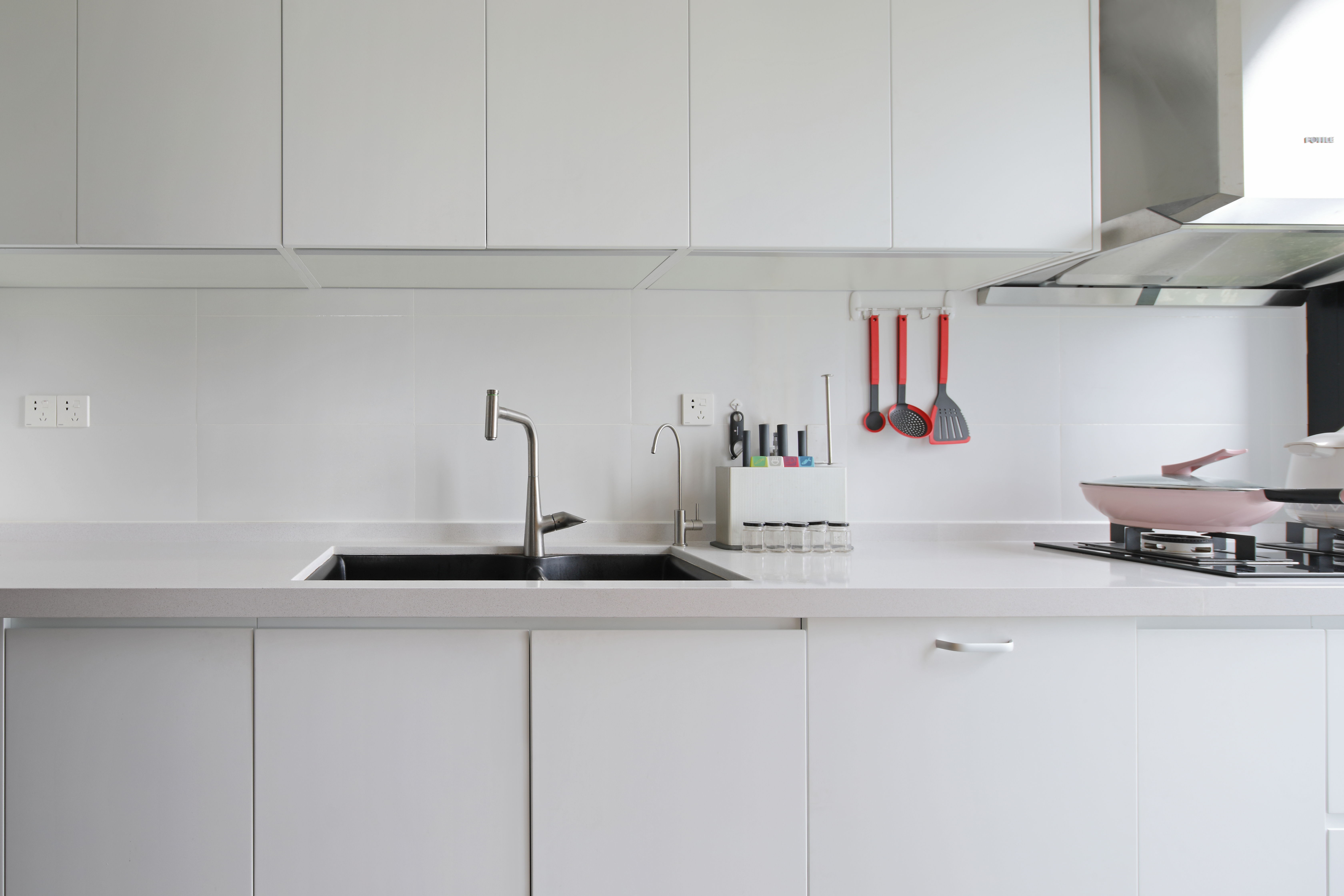 深圳口山设计：星河银湖谷现代极简，一整面墙太帅了！-6