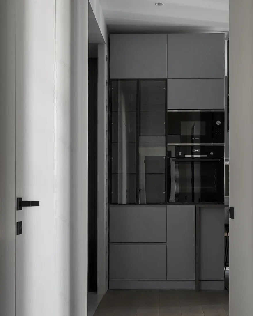 67平米家庭公寓室内设计丨俄罗斯莫斯科丨Дарья Максимова,Ася Анциферова-24