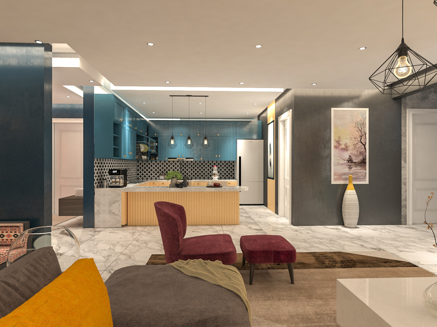 LOW BUDGET APARTMENT DECORATION.-4