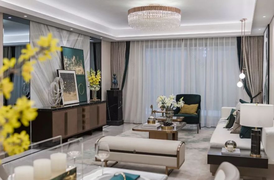 色彩演绎个性家居,南京长沙龙湖精装样板间解读-112