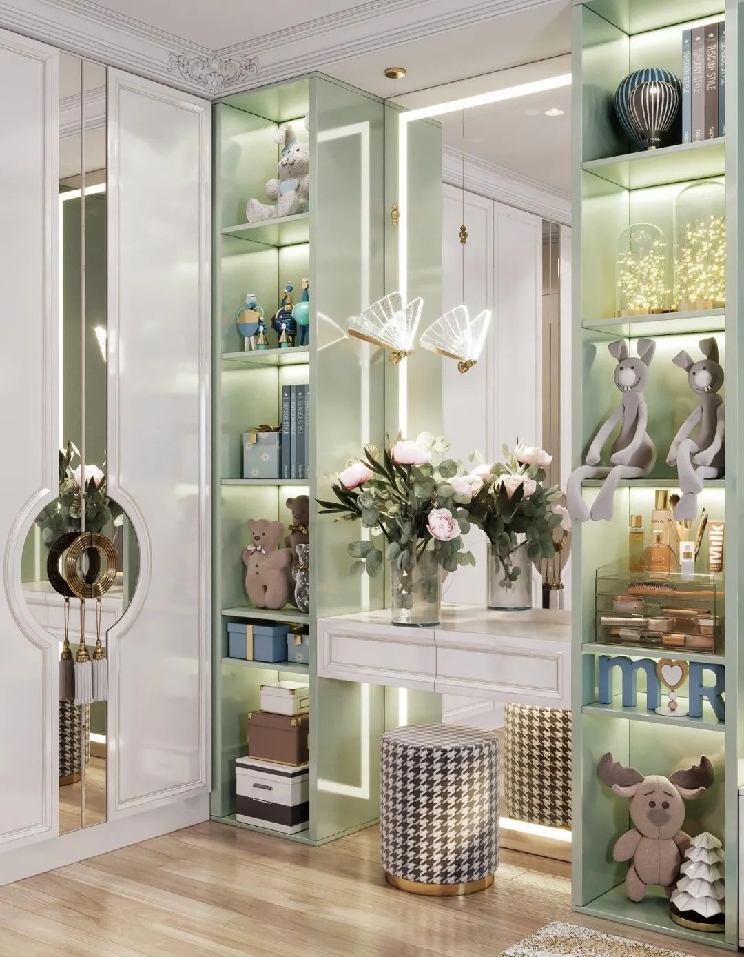 87㎡黄铜轻奢时尚家居丨Artis Interiors-24