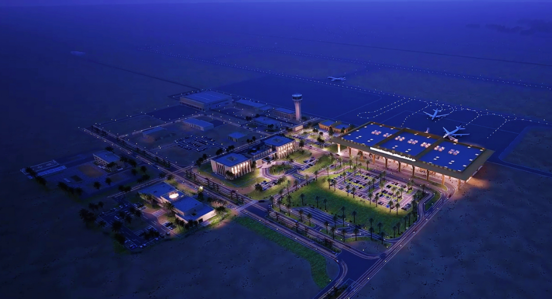 建证高质量发展|伊拉克纳西里耶机场项目助航灯光全线首亮-47