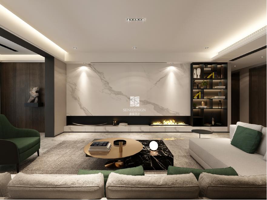 石狮畔山云海平层案例-3