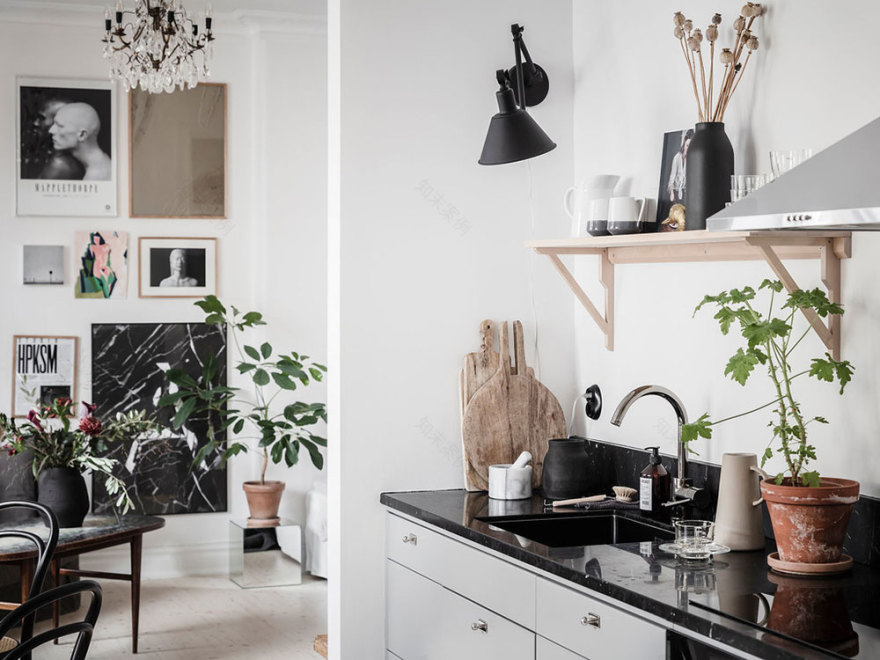 砖墙点亮哥德堡 37 平米时尚单间-3