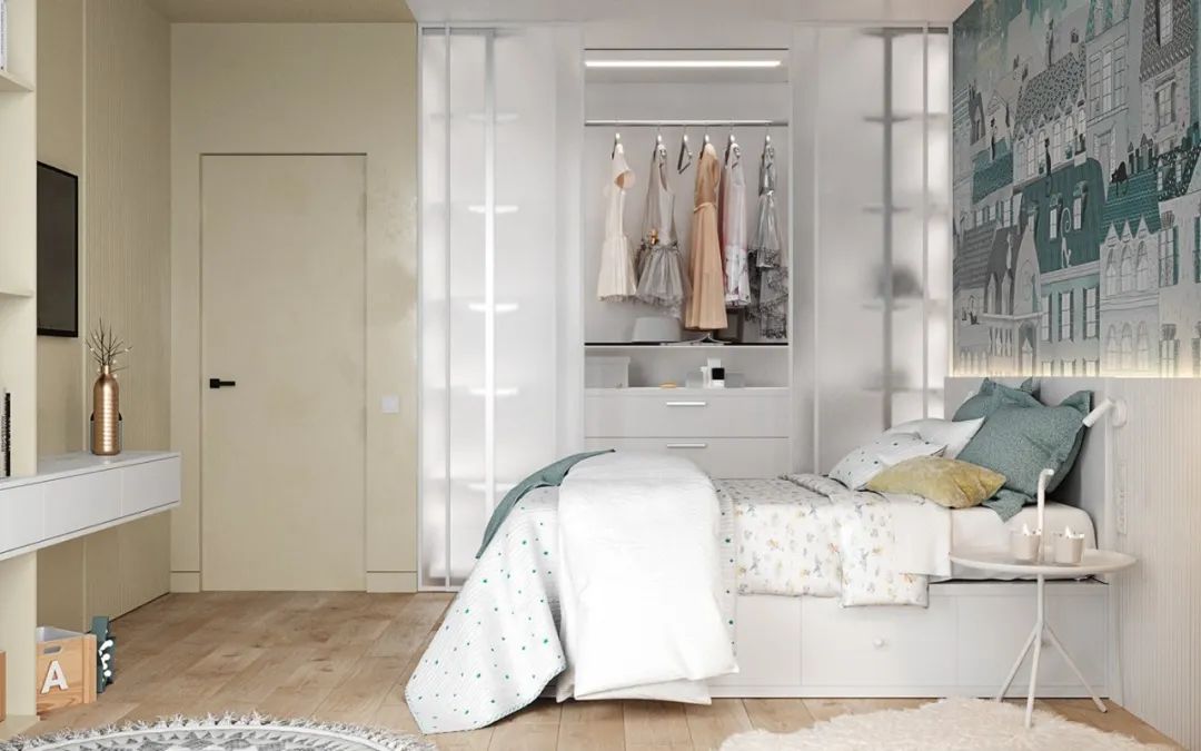 一厅三室,灰色+木色,高级!-56