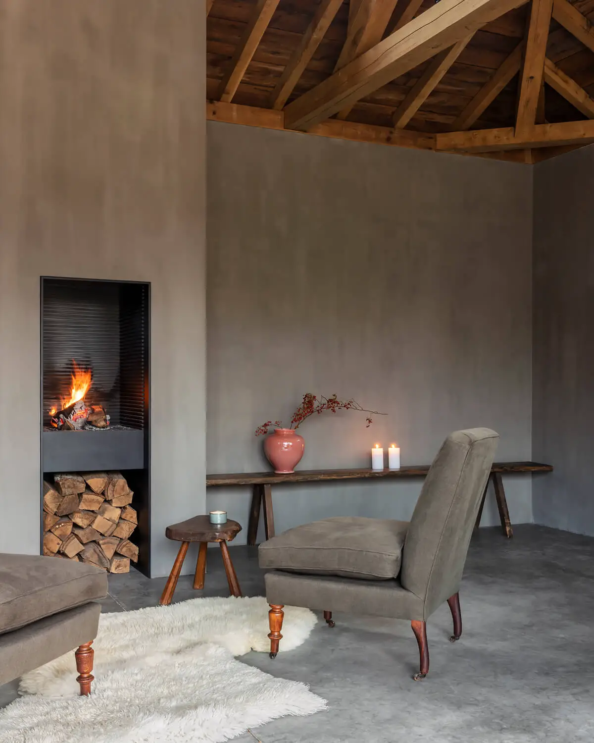 比利时 60 年代老房现代风翻新,设计师巧妙融合自然元素-2