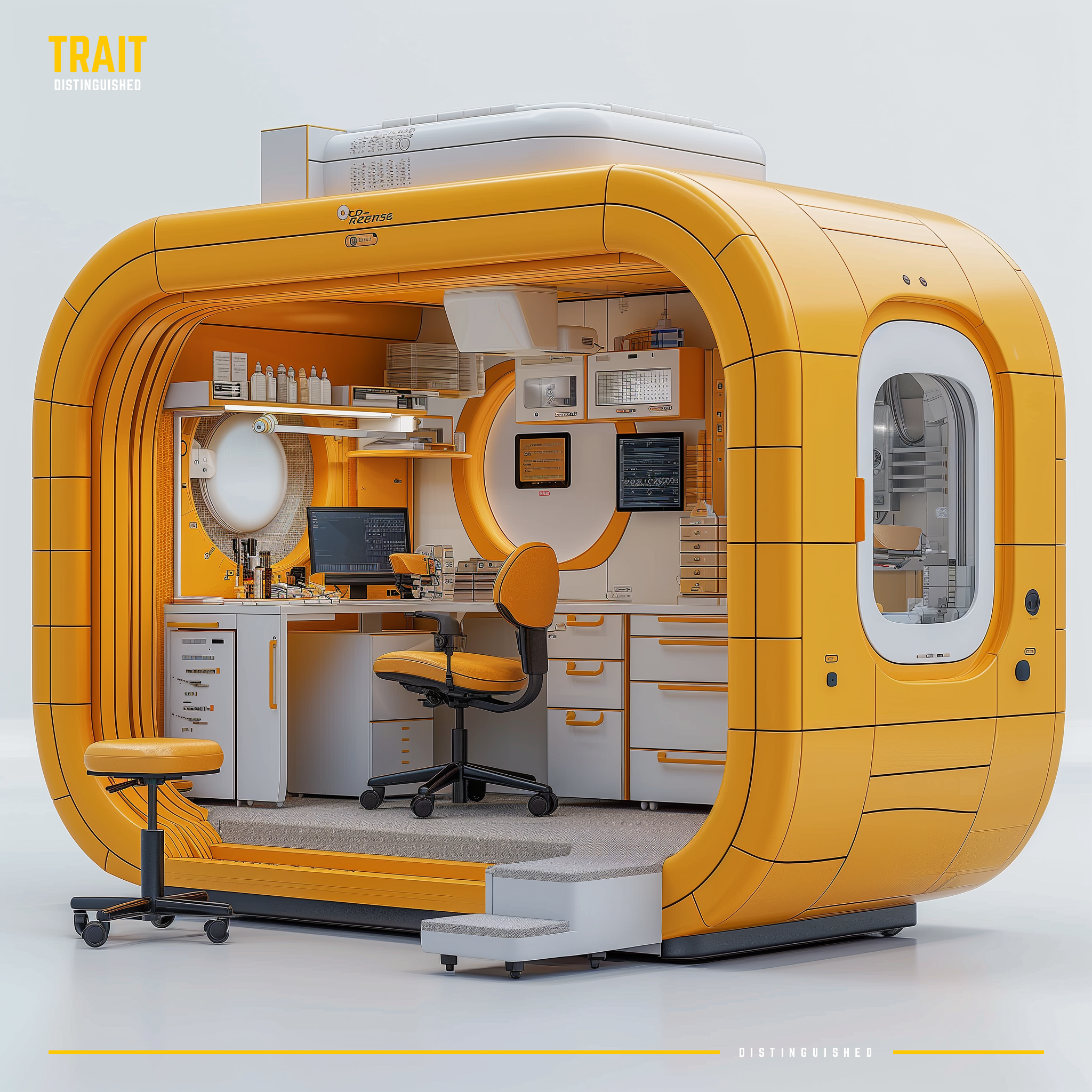 Yellow Pop-Up stores :: Midjourney-7