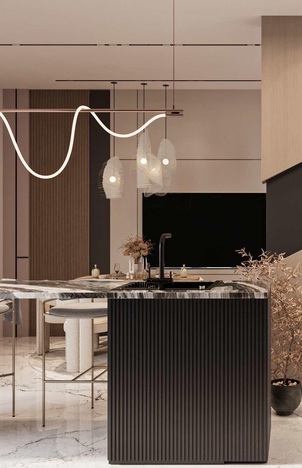 MAJLIS AND RECEPTION AND KITCHEN-14