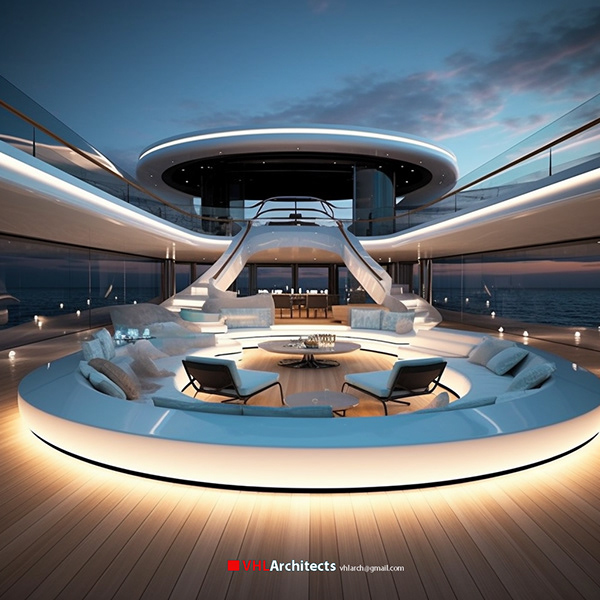 Ocean Monster Superyacht Futuristic SYF02-15