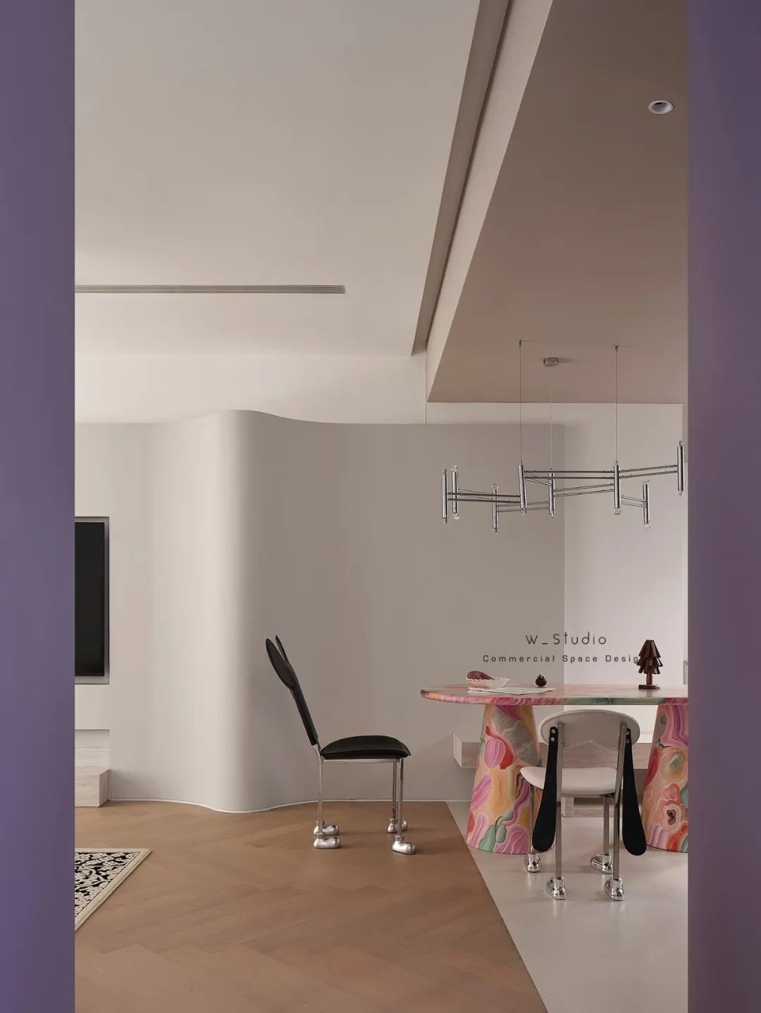 莫奈色彩的现代家居丨无一内建筑设计事务所-8