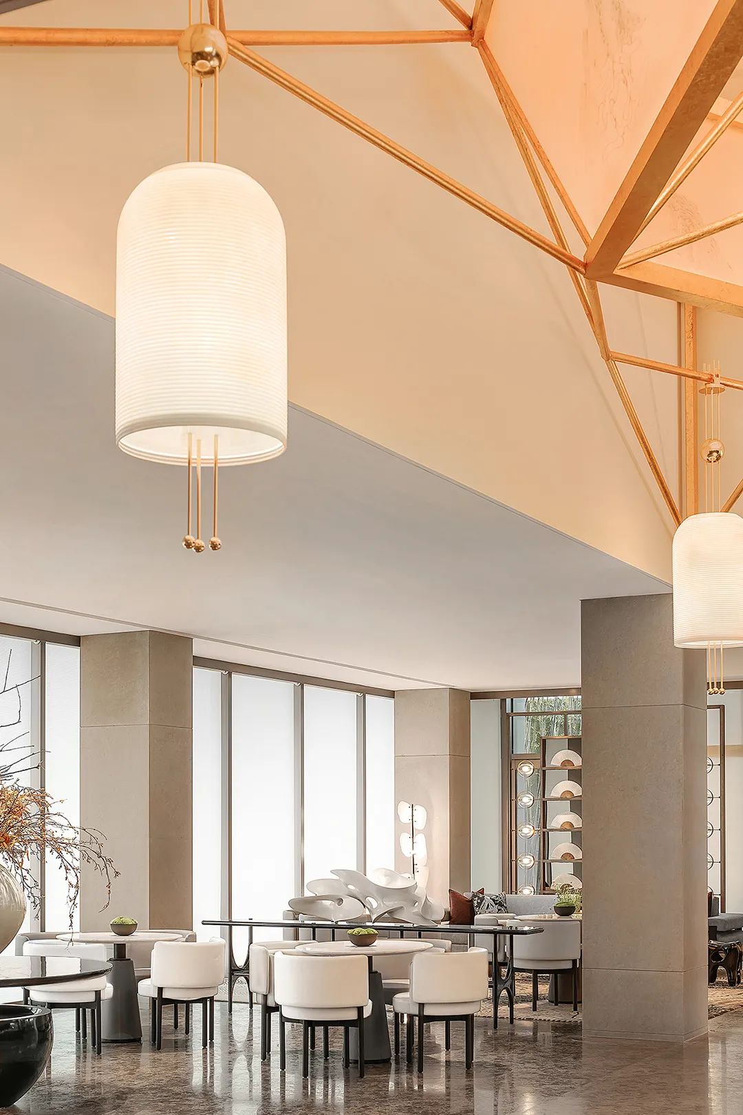 南京华侨城路劲南京山语隽府售楼处丨中国南京丨春山秋水设计-56