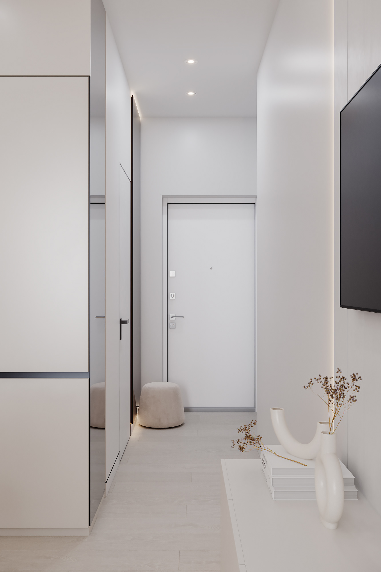 Light Minimal Apartment Interior-3