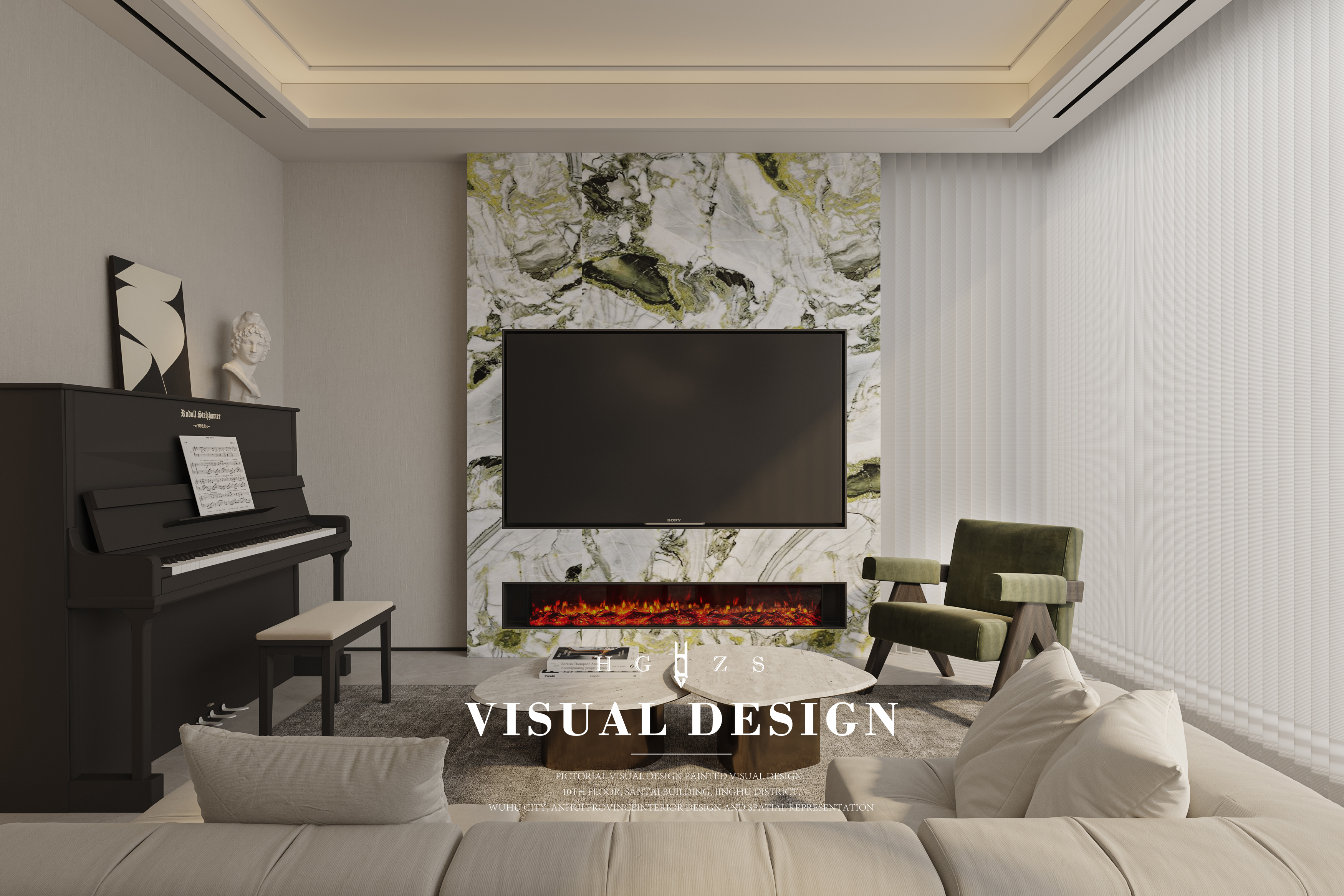 绘感视觉设计——珊瑚 现代风格设计案例-0