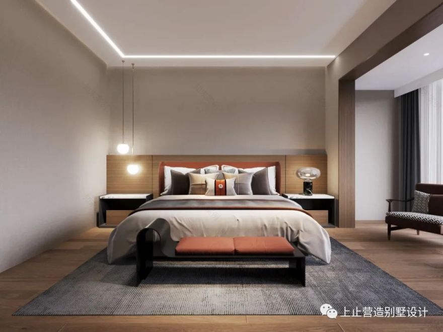 御翠园现代简约别墅设计丨中国长春丨上止营造别墅设计-28