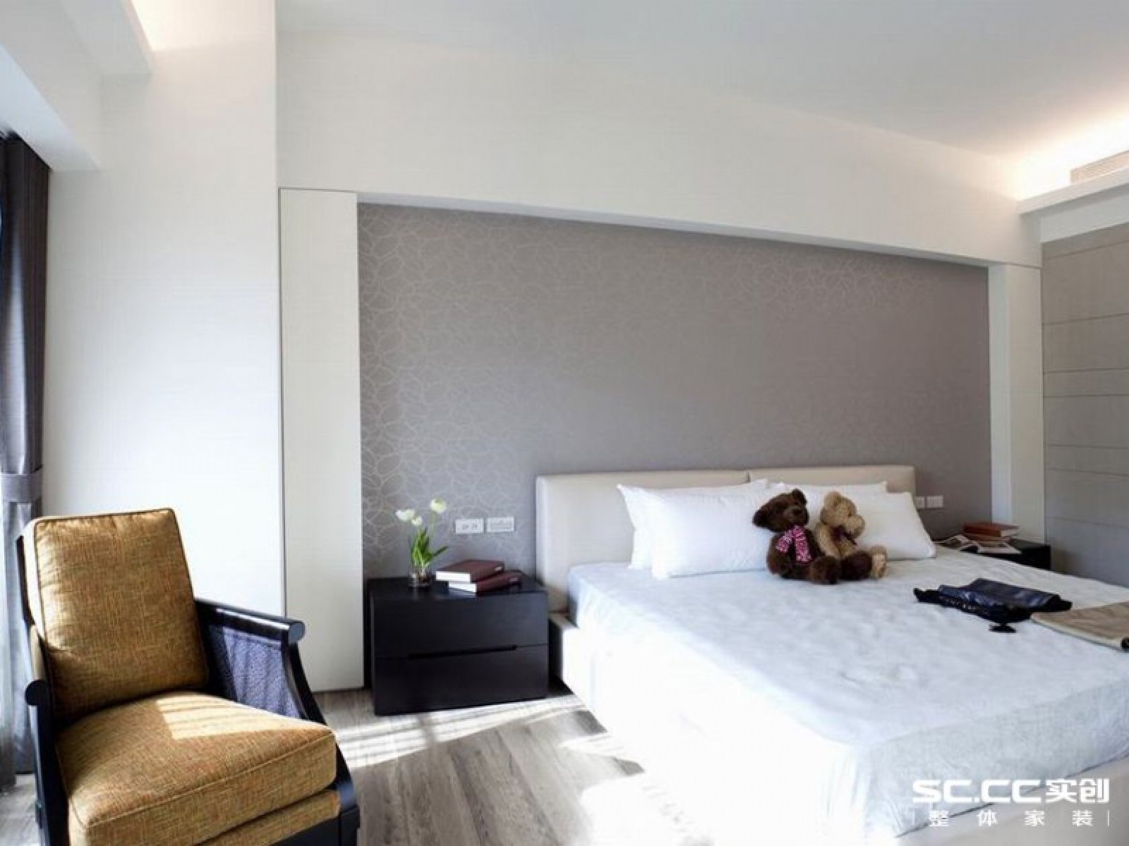 118㎡现代简约外滩公馆设计-2