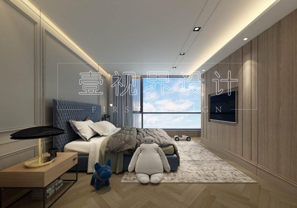 山水湖滨空中别墅,打造精致高级室内空间-8