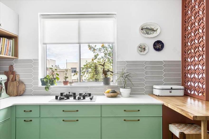 预算有限的中部私人住宅复古欧式风设计丨以色列丨阿黛·梅厄茨克(与家庭住宅工作室合作)-39