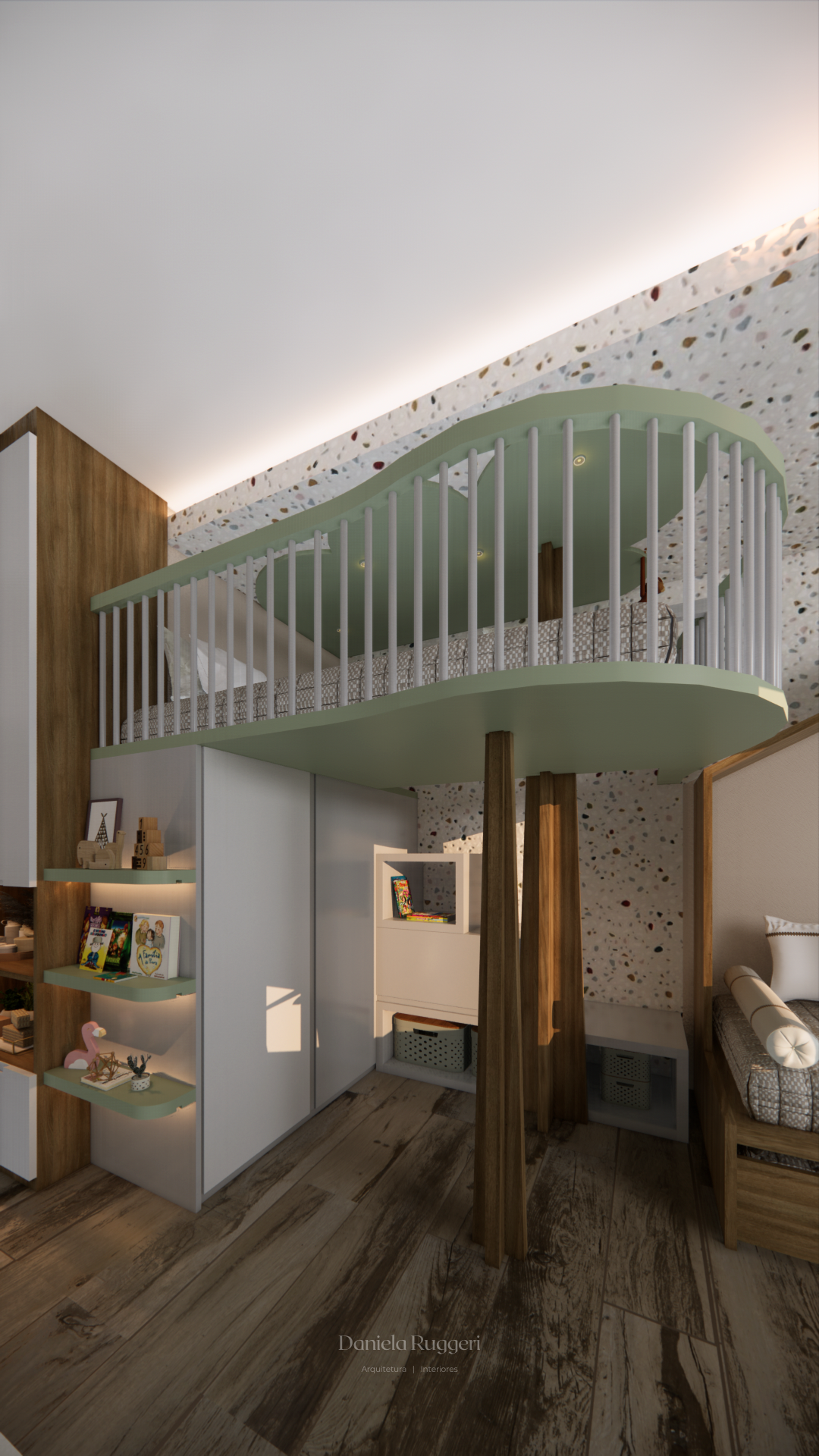 Redenrização Quarto Infantil - Versão Story-4