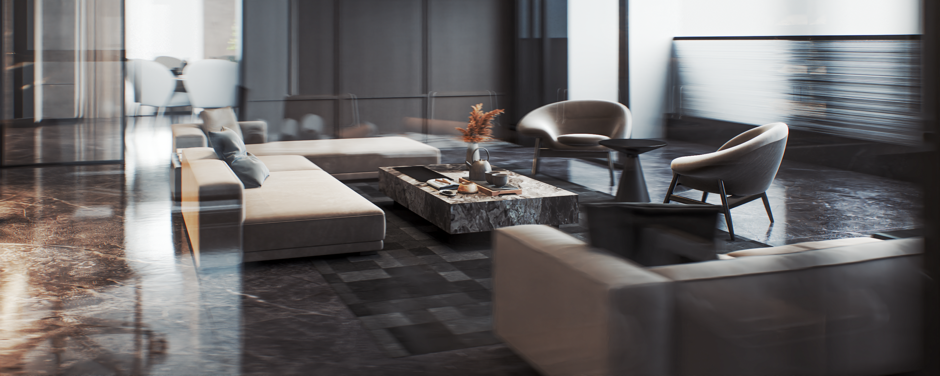 暗系高级感空间设计-14