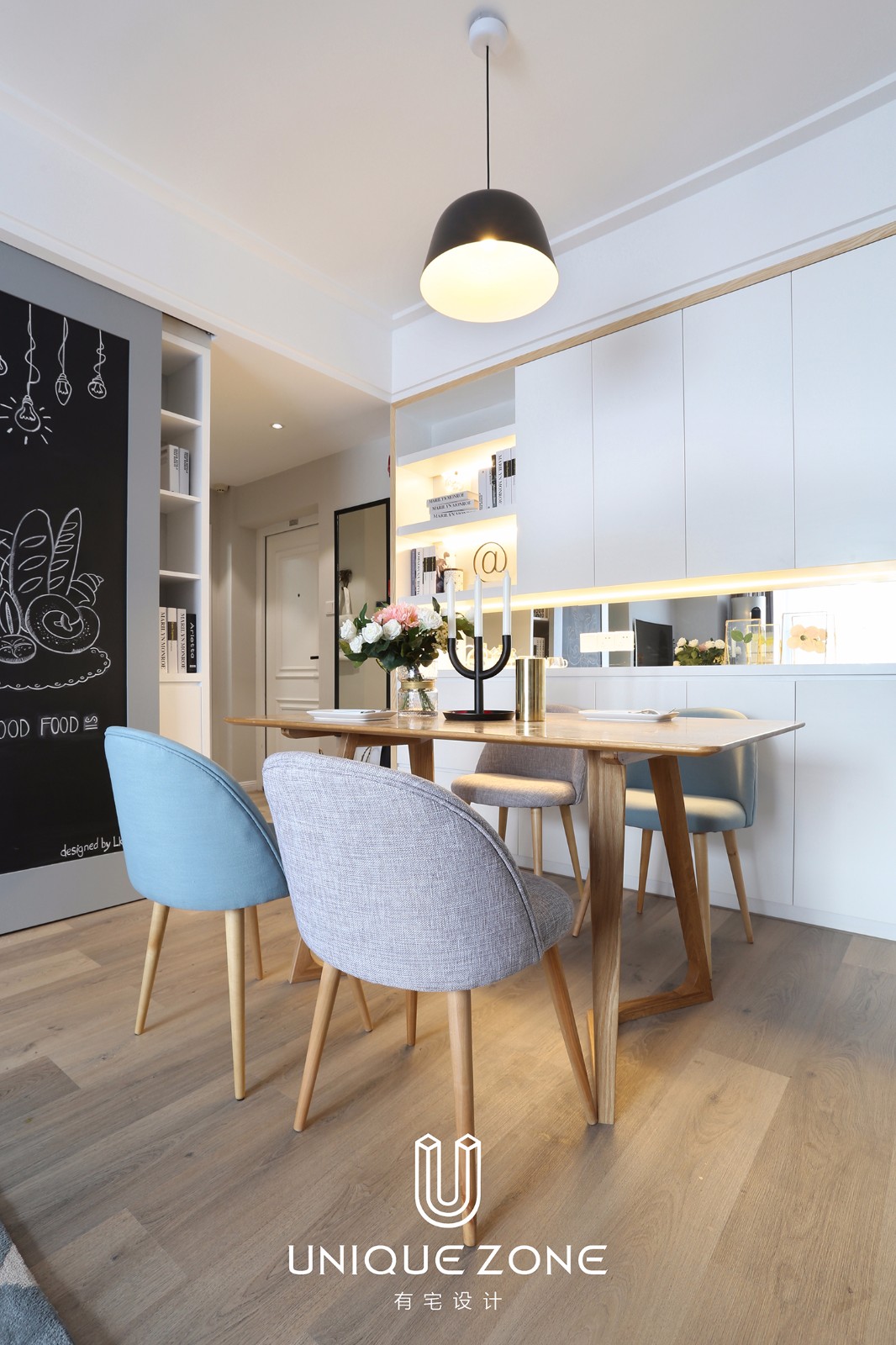 《晚风》舒适宅设计 | 格局优化，色彩搭配，储物空间-12